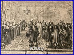 Très Belle Gravure BOSSE Abraham 1645 Eau Forte XVIIe Cérémonie Observée An art