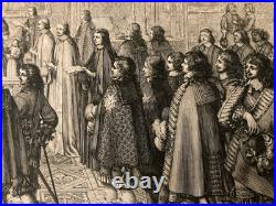 Très Belle Gravure BOSSE Abraham 1645 Eau Forte XVIIe Cérémonie Observée An art