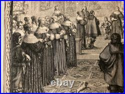 Très Belle Gravure BOSSE Abraham 1645 Eau Forte XVIIe Cérémonie Observée An art Très Belle Gravure BOSSE Abraham 1645 Eau Forte XVIIe Cérémonie Observée An art