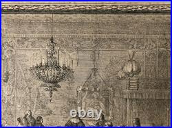 Très Belle Gravure BOSSE Abraham 1645 Eau Forte XVIIe Cérémonie Observée An art Très Belle Gravure BOSSE Abraham 1645 Eau Forte XVIIe Cérémonie Observée An art