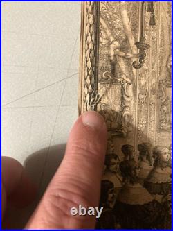 Très Belle Gravure BOSSE Abraham 1645 Eau Forte XVIIe Cérémonie Observée An art