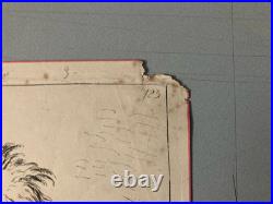 Très Belle Gravure, God Save The King, James Gillray XVIIIe 1795 Ancien Litho