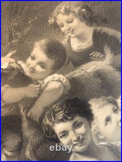 Très Belle Gravure Lithographie 19ème par REGNIER BETTANIER MORLON Av La Lettre