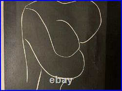 Très Belle Lithographie Henri Matisse 1950 Femme Art Fauvisme Gravure Ancien