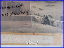 Tres Grande Gravure Port Militaire De Brest 1830 Lithographie Bagnes Prisonniers Tres Grande Gravure Port Militaire De Brest 1830 Lithographie Bagnes Prisonniers
