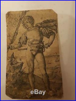 Tres belle gravure de Durer l enseigne 1502