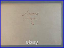 Très belle lithographie Edouard Pignon Signé Sanary Cubisme Art Gravure 1956