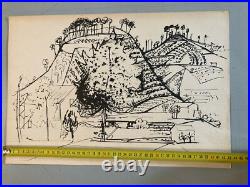 Très belle lithographie Edouard Pignon Signé Sanary Cubisme Art Gravure 1956