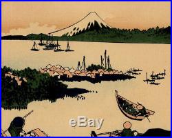 UWEstampe japonaise Hokusai 36 Vues du Mont Fuji 1900 45