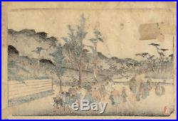 UWEstampe japonaise originale Hiroshige 10 L72