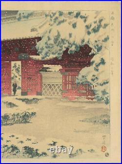 UWEstampe japonaise shin-hanga originale de Kasamatsu Shiro 1935 18