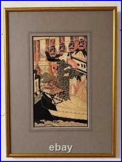 Utagawa Toyokuni I Actors in Twelve Months-1809 Original Ukiyo-e Woodblock
