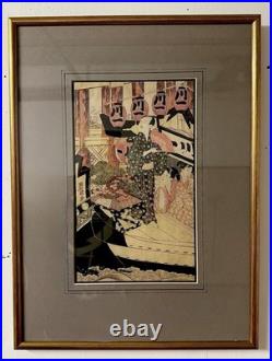 Utagawa Toyokuni I Actors in Twelve Months-1809 Original Ukiyo-e Woodblock