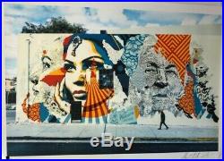 VHILS x SHEPARD FAIREY (OBEY) American Dreamers Signed Numbered/450 SOLD OUT