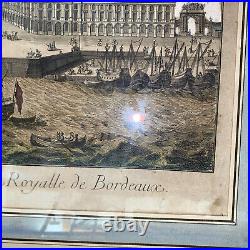 Vaneck Veue et Perspective de la Place Royalle de Bordeaux Vers 1780