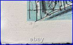 Ville envahie Jean Carzou Lithographie signée numérotée 1971