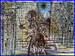 Ville envahie Jean Carzou Lithographie signée numérotée 1971