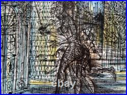 Ville envahie Jean Carzou Lithographie signée numérotée 1971