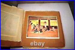 Vintage Indien Culture Lithographie Imprimé Pictural Album Catalogue Collection