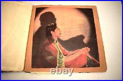 Vintage Indien Culture Lithographie Imprimé Pictural Album Catalogue Collection