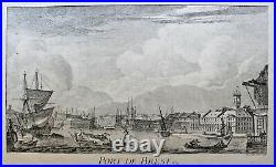 Vue du Port de Brest par Nicolas Ozane