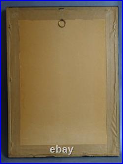 Xavier Sager (1870-1930) lithographie originale Art déco Coquetterie