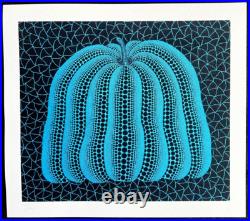 Yayoi Kusama Citrouille Lithographie Mori Museum COA Original Numéroté à