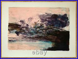 ZAO WOU KI Hand signed and numbered lithograph 1970